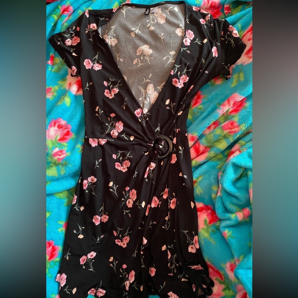H&M Floral Wrap Dress